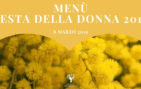menu vegano festa della donna 2019