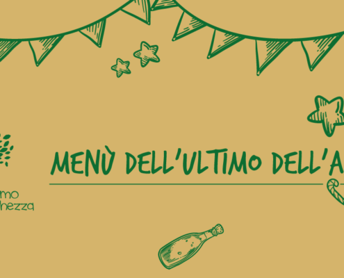 menù cenone dell'ultimo dell'anno 2019